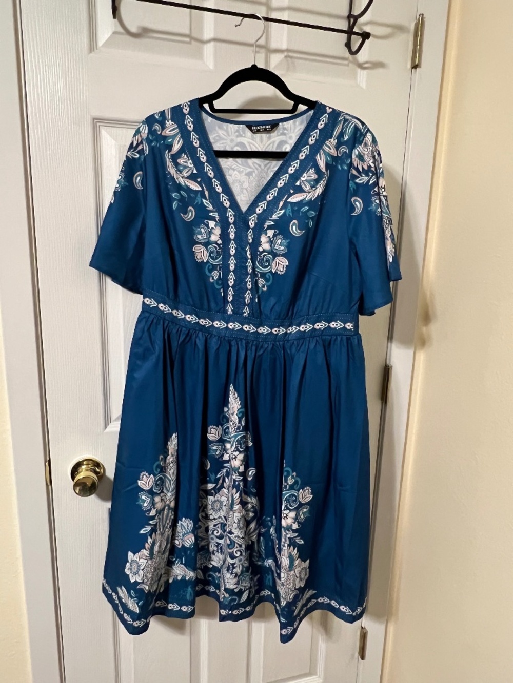 Bloomchic Boho Blue Dress